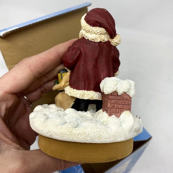 Our America Gift Candle Topper Santa Claus Topper #NE436 Like New Box - Picture 4 of 7